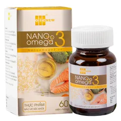 Viên Uống Hỗ Trợ Thị Lực OIC New Nano Omega 3 - Giúp Bảo Vệ Mắt Khỏi Tác Nhân Có Hại, Cải Thiện Thị Lực, Lọ 60 Viên