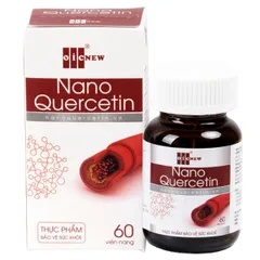 Viên uống OIC New Nano Quercetin - Hỗ trợ sức khỏe tim mạch, cải thiện sức bền, 60 viên nang mềm tự nhiên