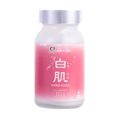 Viên Uống Trắng Da Shirohada Genki Fami - Chiết Xuất Tự Nhiên Nhật Bản, Dưỡng Trắng Da Mịn Màng, 90 Viên