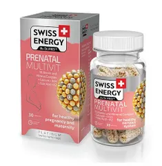 Vitamin Swiss Energy Prenatal Multivit - Viên Uống Dinh Dưỡng Cho Phụ Nữ Mang Thai và Cho Con Bú - Hỗ Trợ 19 Loại Vitamin và Khoáng Chất