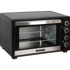 Lò Nướng Benny BO-30TL 30 Lít 1600W - Thiết Kế Hiện Đại, Nướng Kép Thông Minh, Dễ Dàng Sử Dụng, Máy Nướng Đồ Ăn Chất Lượng Cao
