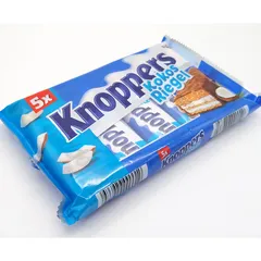 Bánh Socola Nhân Dừa Knoppers Kokos Riegel - Snack Ngon, Bổ Dưỡng Cho Ngày Dài Bận Rộn - 200g Kẹo Nguyên Chất