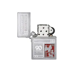 Bật Lửa Zippo Founder’s Day 2022 Limited 48167 - Bằng Đồng Thau Nguyên Khối, Khắc MultiCut 360 Độ, Quà Tặng Người Sưu Tầm