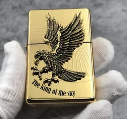 Bật Lửa Zippo King Of The Sky ZA-1-22A - Khắc Hình Đại Bàng Mạnh Mẽ, Quà Tặng Độc Đáo Cho Người Sưu Tập