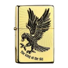 Bật Lửa Zippo King Of The Sky ZA-1-22A - Khắc Hình Đại Bàng Mạnh Mẽ, Quà Tặng Độc Đáo Cho Người Sưu Tập
