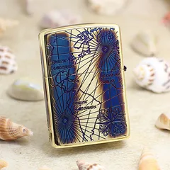 Bật Lửa Zippo Map Us Limited ZBT-3-101A - Bản Đồ Mỹ, Thiết Kế Nhỏ Gọn, Chất Liệu Đồng Thau Cao Cấp, Quà Tặng Độc Đáo Cho Nam