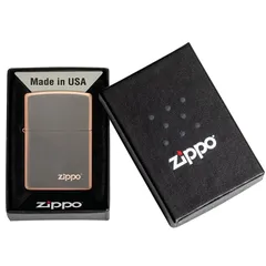 Bật Lửa Zippo Rustic Bronze Với Logo 49839ZL - Thiết Kế Độc Đáo, Sang Trọng, Tái Sử Dụng Trọn Đời, Quà Tặng Đặc Biệt