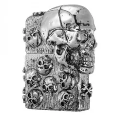 Bật Lửa Zippo ZA-3-185B The Armor Skull Silver - Họa Tiết Đầu Lâu Sang Trọng, Bền Bỉ, Quà Tặng Độc Đáo Cho Tín Đồ Zippo