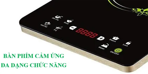 Bếp Từ Đơn Benny BI-2200/19 - 7 Chức Năng Nấu Ăn Hiện Đại 2200W, Bảng Điều Khiển Cảm Ứng, Thiết Kế Nhỏ Gọn và Tiện Dụng