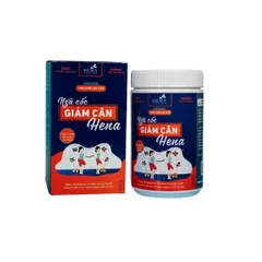 Bột Ngũ Cốc Hena Không Đường Giảm Cân - Hỗ Trợ Kiểm Soát Cân Nặng và Làm Đẹp Da Từ Nguyên Liệu Hữu Cơ 500g