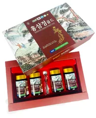 Cao Hồng Sâm Núi KGF Hàn Quốc - Hỗ Trợ Bồi Bổ Sức Khỏe, Hộp 4 Lọ x 250g, Chất Lượng Cao Dưỡng Chất Từ Hồng Sâm 6 Năm Tuổi