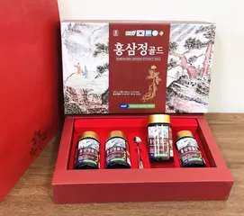 Cao Hồng Sâm Núi KGF Hàn Quốc - Hỗ Trợ Bồi Bổ Sức Khỏe, Hộp 4 Lọ x 250g, Chất Lượng Cao Dưỡng Chất Từ Hồng Sâm 6 Năm Tuổi