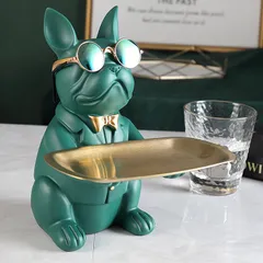 Khay Đựng Bánh Kẹo Chú Chó Decor Độc Đáo - Điểm Nhấn Sang Trọng Cho Bàn Tiệc - Quà Tặng Ý Nghĩa Cho Người Thân