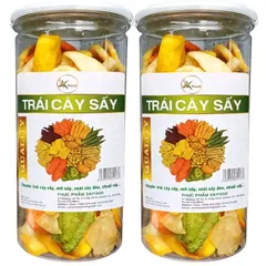 Combo 2 Hộp Trái Cây Sấy Khô Thập Cẩm Nguyên Cánh SK FOOD - Món Ăn Vặt Ngon Miệng, Đạt Chuẩn Vệ Sinh Thực Phẩm