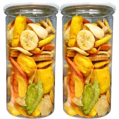 Combo 2 Hộp Trái Cây Sấy Khô Thập Cẩm Nguyên Cánh SK FOOD - Món Ăn Vặt Ngon Miệng, Đạt Chuẩn Vệ Sinh Thực Phẩm