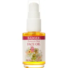Dầu Dưỡng Hoa Hồng Hữu Cơ Badger Damascus Rose Face Oil - Dưỡng Ẩm Da, Làm Sáng Mịn Da, Chứng Nhận USDA Organic 29.5ml