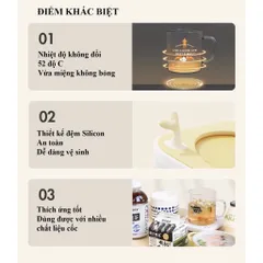 Đế Hâm Nóng Đồ Uống Solove 003G - Công Nghệ Dẫn Nhiệt PTC, Nhanh Chóng, Tiết Kiệm Điện, Dễ Dàng Vệ Sinh, Món Quà Thông Minh Cho Gia Đình
