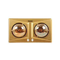 Đèn Sưởi Nhà Tắm 2 Bóng 550W Benny BHT-02M - Sưởi Ấm Nhanh, Chống Nước, Chất Liệu Cao Cấp, Thích Hợp Cho Diện Tích 2m2-4m2