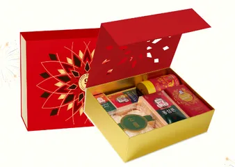 Hộp Quà Tết Cao Cấp An Khang 05 - Hồng Sâm và Yến Tự Nhiên - Quà Tặng Sức Khỏe Sang Trọng, Dinh Dưỡng Cao
