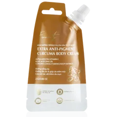 Kem Dưỡng Trắng Toàn Thân Freshity Extra Anti-Pigment Curcuma Body Cream - Giảm Thâm, Dưỡng Da Sáng Mịn Từ Nghệ Tự Nhiên 200g