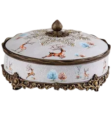 Khay Đựng Bánh Mứt Kẹo Hình Hươu 5 Ngăn - Thiết Kế Độc Đáo Mang Lại Phúc Lộc Thọ Cho Ngày Tết