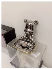 Khay Sứ Decor Đa Năng Hình Gấu Dễ Thương - Trang Trí Nhà Cửa Sang Trọng, Quà Tặng Độc Đáo, Họa Tiết Tinh Xảo
