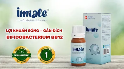 Lợi Khuẩn Sống Imiale Đan Mạch - Hỗ Trợ Trẻ Biếng Ăn Tăng Hấp Thụ, Tăng Cường Đề Kháng và Miễn Dịch 8g
