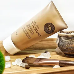 Mặt Nạ Đất Sét Tsururi Ghassoul Clay Pack - Loại Bỏ Tế Bào Chết, Kiểm Soát Dầu Nhờn, Cải Thiện Mụn Đầu Đen, Da Mặt Thông Thoáng.