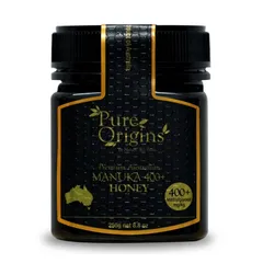 Mật Ong Manuka MGO 400+ Pure Origins - Kháng Khuẩn Tự Nhiên, Hỗ Trợ Sức Khỏe và Làm Đẹp, Hộp 250g hoặc 500g