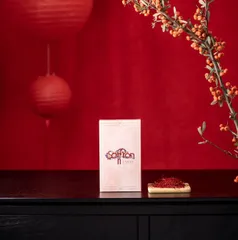 Set quà Tết Saffron Jahan 0.5g và trà hoa nhài, cúc - Quà tặng sức khỏe cho người thân, bạn bè, đối tác