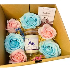 Set Quà Tri Ân 20/11 Nến Thơm An Kèm Hoa Sáp - Món Quà Ý Nghĩa Gửi Tặng Thầy Cô Ngày Nhà Giáo Việt Nam