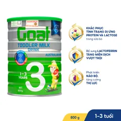 Sữa dê Royal Ausnz Goat Toddler Milk 3 cho bé 1-3 tuổi - Dinh dưỡng cân bằng, dễ tiêu hóa, hỗ trợ phát triển toàn diện