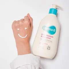 Sữa dưỡng thể Derma:B Daily Moisture Body Lotion 400ml - Giữ ẩm 48 giờ, Không gây bết dính, An toàn cho mọi loại da