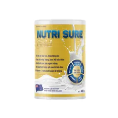 Sữa Nutri Sure Gold 400g - Hỗ Trợ Tăng Cân, Bổ Sung Vitamin, Khoáng Chất Cho Trẻ Em và Người Lớn, Phục Hồi Sức Khỏe