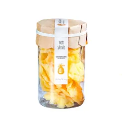 Thơm Sấy Dẻo L'angfarm Nguyên Chất 200g - Trái Thiên Nhiên Ngọt, Ít Đường, Snack Thích Hợp Quà Tặng, Bao Bì Đẹp Mắt