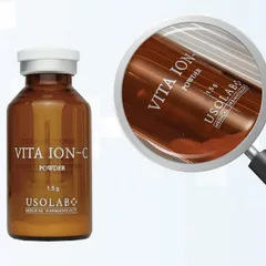 Tinh chất dưỡng sáng da UsoLab Vita Ion C - Hỗ trợ làm mờ nám, giảm tàn nhang và cải thiện sắc tố, 1.5g/pot