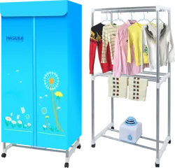 Tủ Sấy Quần Áo HASUKA HSK-115 - Công Nghệ PTC Đa Chức Năng Tiết Kiệm Điện, Thiết Kế Di Động, Bảo Vệ Quần Áo Tối Ưu