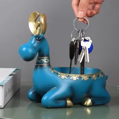 Tượng Decor Chú Hươu Để Đồ Cao Cấp - Trang Trí Nhà Cửa Sang Trọng, Thiết Kế Độc Đáo, Để Bàn Học, Bàn Làm Việc, Bàn Trang Điểm