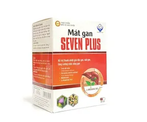 Viên Uống Thải Độc Mát Gan Seven Plus - Chiết Xuất Tự Nhiên Tăng Cường Chức Năng Gan và Hỗ Trợ Sức Khỏe 60 Viên