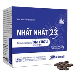 Viên uống Nhất Nhất 23 giải rượu và bổ gan - Hỗ trợ thanh lọc cơ thể cho người hay nhậu nhẹt, sản phẩm thiên nhiên hiệu quả.