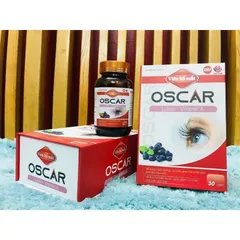 Viên uống Oscar Vạn Tam cải thiện thị lực - Hỗ trợ bảo vệ mắt khỏi ánh sáng xanh và mỏi mắt - Bổ sung Lutein, Zeaxanthin, Blueberry 30 viên