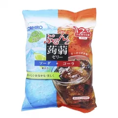 Combo 2 Gói Thạch Mềm Orihiro Vị Soda & Cola - Ngon Miệng, Mát Lạnh, Thích Hợp Cho Trẻ Em Mùa Hè