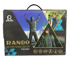 Áo Mưa Bộ Phản Quang Rando For Men ASNM-38 - Chống Thấm, Giữ Ấm, Thiết Kế Trẻ Trung, Dành Cho Mọi Thời Tiết Khắc Nghiệt