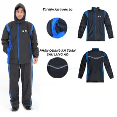 Áo Mưa Bộ Phản Quang Rando For Men ASNM-38 - Chống Thấm, Giữ Ấm, Thiết Kế Trẻ Trung, Dành Cho Mọi Thời Tiết Khắc Nghiệt