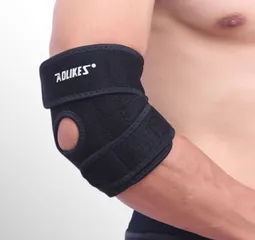 Băng Khuỷu Tay Aolikes AL7946 - Đệm Hơi Silicone Bảo Vệ, Phụ Kiện Tập Gym, Chất Liệu Cao Su Tổng Hợp, Dễ Dàng Sử Dụng