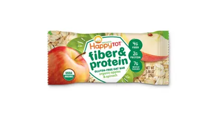 Bánh Ngũ Cốc Hữu Cơ Happy Tot - Thanh Bổ Sung Chất Xơ & Protein Từ Yến Mạch - Thực Phẩm Dinh Dưỡng Cho Bé 125g