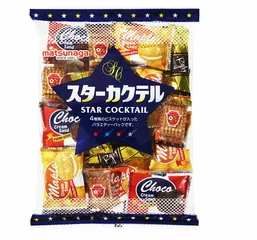 Bánh Quy Hỗn Hợp Matsunaga Star Cocktail - 4 Hương Vị Ngọt Ngào, Giòn Tan - Đặc Sản Bánh Kẹo Nhật Bản Ngon Khó Cưỡng