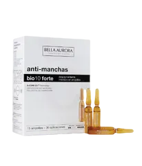 Serum Bella Aurora Bio10 Forte - Hỗ trợ sáng da & giảm sắc tố, chống oxy hóa hiệu quả, cải thiện đốm sắc tố da, 15 ống x 2ml