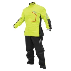 Bộ Áo Mưa Cao Cấp Givi PRS04 Vàng Neon với Dây Phản Quang - Chống Thấm, Thoáng Khí cho Du Lịch và Thể Thao