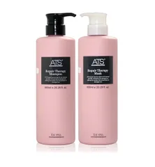 Bộ Dầu Gội Xả ATS Repair Therapy 1000ml - Hỗ Trợ Phục Hồi Tóc Khô Yếu, Cấp Ẩm, Làm Sạch, Dưỡng Bóng Mượt Chuyên Nghiệp